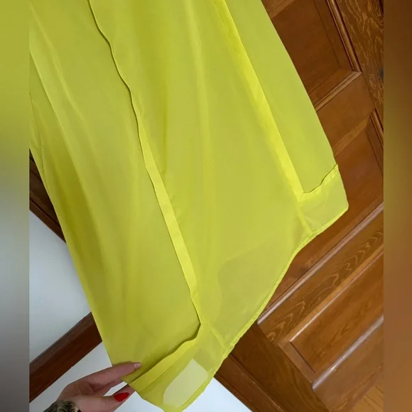 By Anthropologie Sheer Paneled Midi Dress - Picture 8 of 8